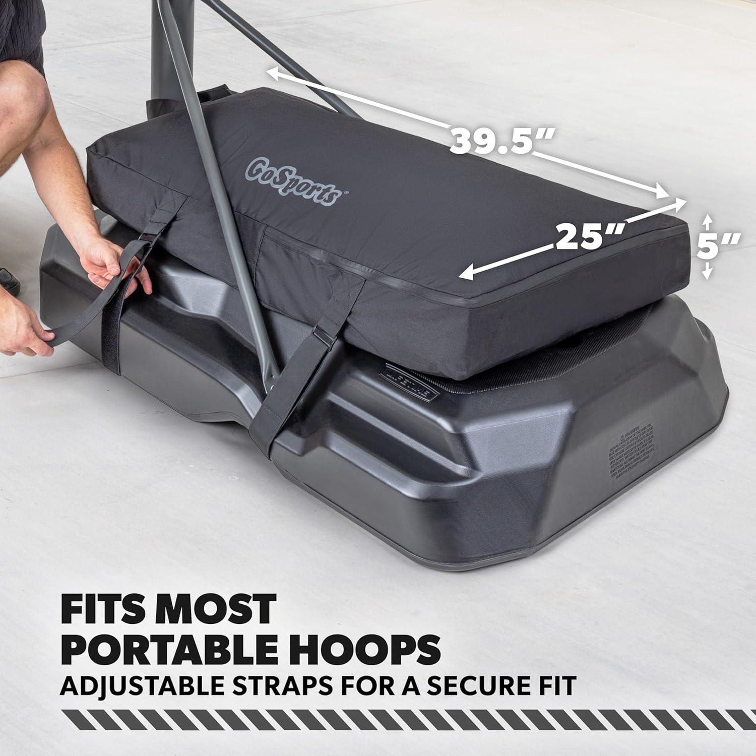 imageGoSports Basketball Hoop Weight for Base Stable Premium AllWeather Sandbag Cover Holds Up to 300 lbs Choose Sand Fill or Water FillWater Fill