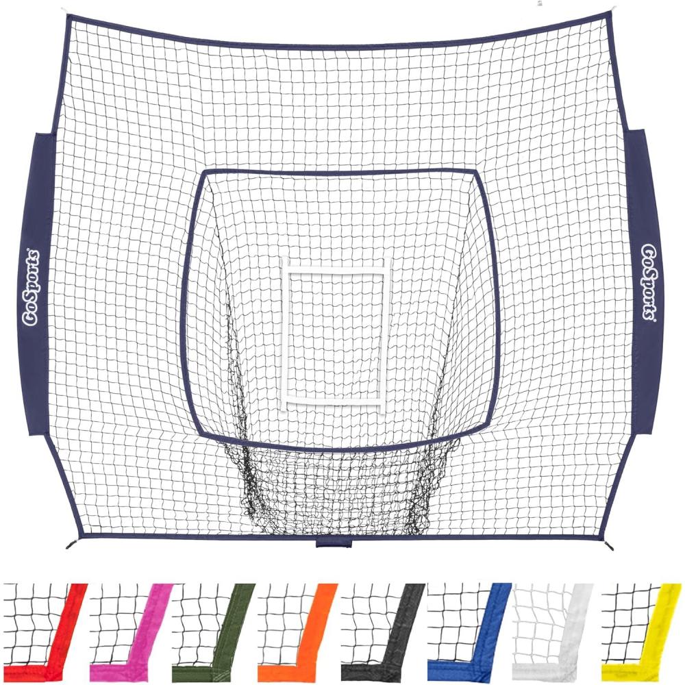 imageGoSports Replacement 7 x 7 ft Baseball Net  NET ONLY  Frame NOT Included  Choose Your ColorNavy