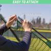 GoSports Replacement 7 x 7 ft Baseball Net – NET ONLY – Frame NOT Included – Choose Your Color(Green)