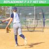 GoSports Replacement 7 x 7 ft Baseball Net – NET ONLY – Frame NOT Included – Choose Your Color(Navy)