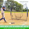 GoSports Replacement 7 x 7 ft Baseball Net – NET ONLY – Frame NOT Included – Choose Your Color(Navy)