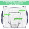 GoSports Replacement 7 x 7 ft Baseball Net – NET ONLY – Frame NOT Included – Choose Your Color(Navy)