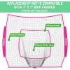 GoSports Replacement 7 x 7 ft Baseball Net – NET ONLY – Frame NOT Included – Choose Your Color(Pink)