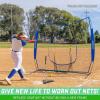 GoSports Replacement 7 x 7 ft Baseball Net – NET ONLY – Frame NOT Included – Choose Your Color(Royal)