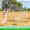 GoSports Replacement 7 x 7 ft Baseball Net – NET ONLY – Frame NOT Included – Choose Your Color(White)