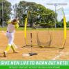 GoSports Replacement 7 x 7 ft Baseball Net – NET ONLY – Frame NOT Included – Choose Your Color(Yellow)
