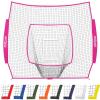 GoSports Replacement 7 x 7 ft Baseball Net – NET ONLY – Frame NOT Included – Choose Your Color(Pink)