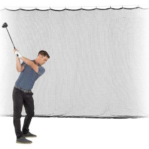 GoSports Sports Netting – 10 ft, 15ft, 20ft – Hitting Net for Golf, Baseball, Hockey, Soccer, LAX and More(20 ft x 10 ft)