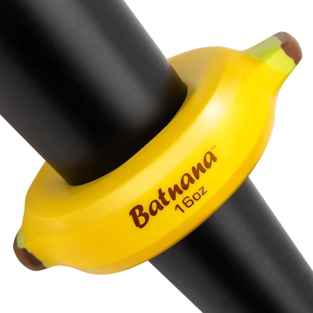 image:imageGoSports Original Batnana Baseball and Softball Bat Weight  16 oz Baseball Drip Bat Donut for Youth and Adult