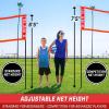 GoSports Slam X 4 Square Volleyball Game Set – 14 ft or 21 ft – Ultimate Backyard & Beach Game for All Skill Levels(14 x 14 ft)