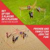 GoSports Slam X 4 Square Volleyball Game Set – 14 ft or 21 ft – Ultimate Backyard & Beach Game for All Skill Levels(21 x 21 ft)