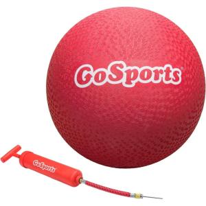 GoSports Giant 16 inch Rubber Playground Ball with Pump – Red
