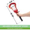 GoSports Lacrosse Floating Pool Goal Set – Includes Water Goal, 2 Sticks and 4 Soft Balls, Red