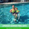 GoSports Splash Melon Pool Ball Party Toy – Includes Two 9 Inch Watermelons, Hose Fill Adapter, and 3 Needles