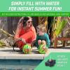 GoSports Splash Melon Pool Ball Party Toy – Includes Two 9 Inch Watermelons, Hose Fill Adapter, and 3 Needles