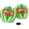 GoSports Splash Melon Pool Ball Party Toy – Includes Two 9 Inch Watermelons, Hose Fill Adapter, and 3 Needles