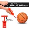 GoSports 7 Inch Mini Basketball 3 Pack with Premium Pump – Perfect for Mini Hoops or Training