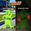 GoSports Kids at Play Safety Sign for Street- High Visibility Slow Down Sign for Neighborhoods with Flag