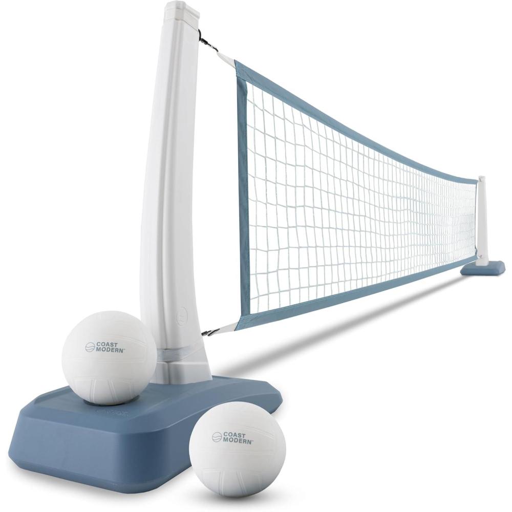 image:imageCoast Modern Pool Volleyball Net Premium Volleyball Pool Game Set for Adults amp Family Accessories Included
