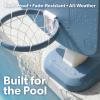 Coast Modern Poolside Basketball Hoop – Premium Outdoor Pool Basketball Hoop with 2 Water Basketballs and Ball Pump