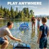 GoSports Splash Skip Versus Floating Pool Cornhole Game – Stone Skipping Swimming Pool Game for Adults & Family – Water Cornhole Game for Pools & Lake