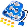 GoSports Splash Skip Floating Pool Cornhole Game – Stone Skipping Swimming Pool Game for Adults & Family – Water Cornhole Game for Pools & Lakes